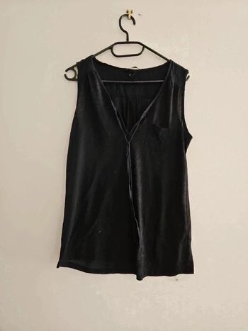 Haut top fluide noir taille s h&m