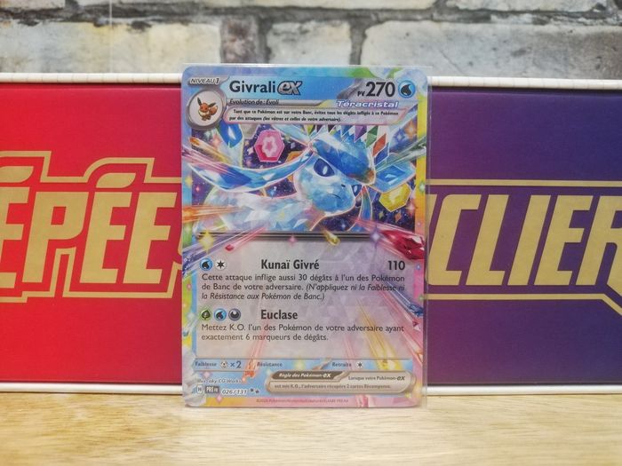 Carte Pokemon Givrali EX Teracristal Evolutions Prismatiques
