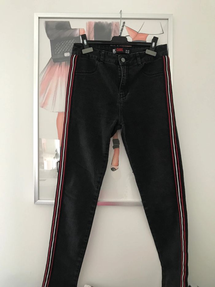 Jean slim bandes côté 36/38 Jennyfer - photo numéro 4