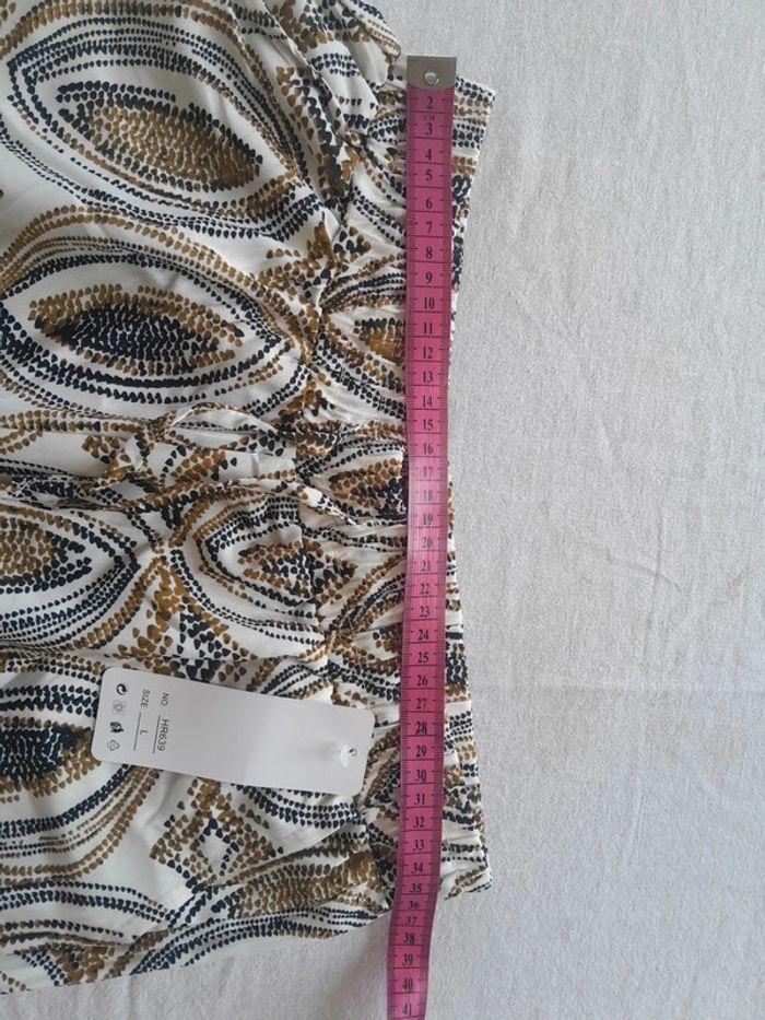 Pantalon large imprimé été neuf avec étiquette Cantarana - photo numéro 6