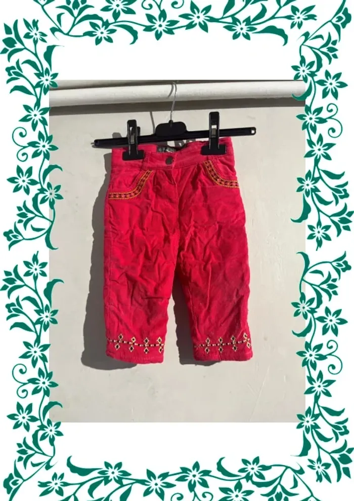 Pantalon velours 9 mois