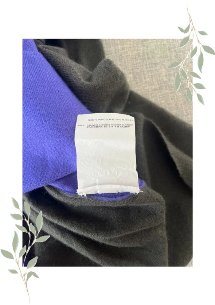 Pull Bicolore en Cachemire – Balenciaga Knits – Taille 38 💜 - photo numéro 6