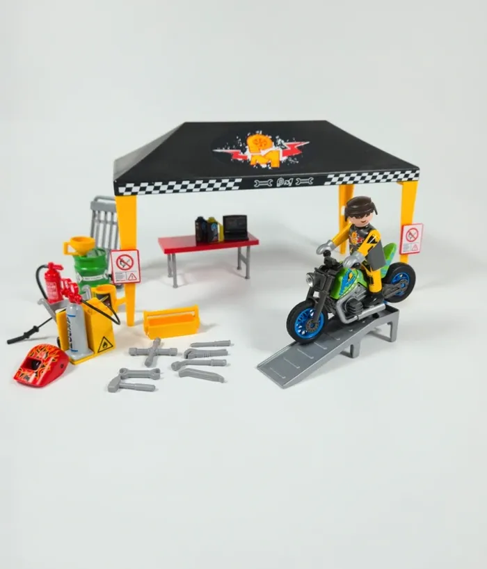Playmobil Atelier de réparation moto - photo numéro 3