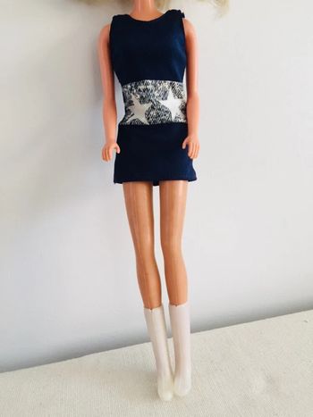 Tenue barbie vintage années 90 robe étoilée