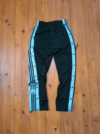 Pantalon Adidas - Adibreak - à boutons - Noir, blanc - Taille S