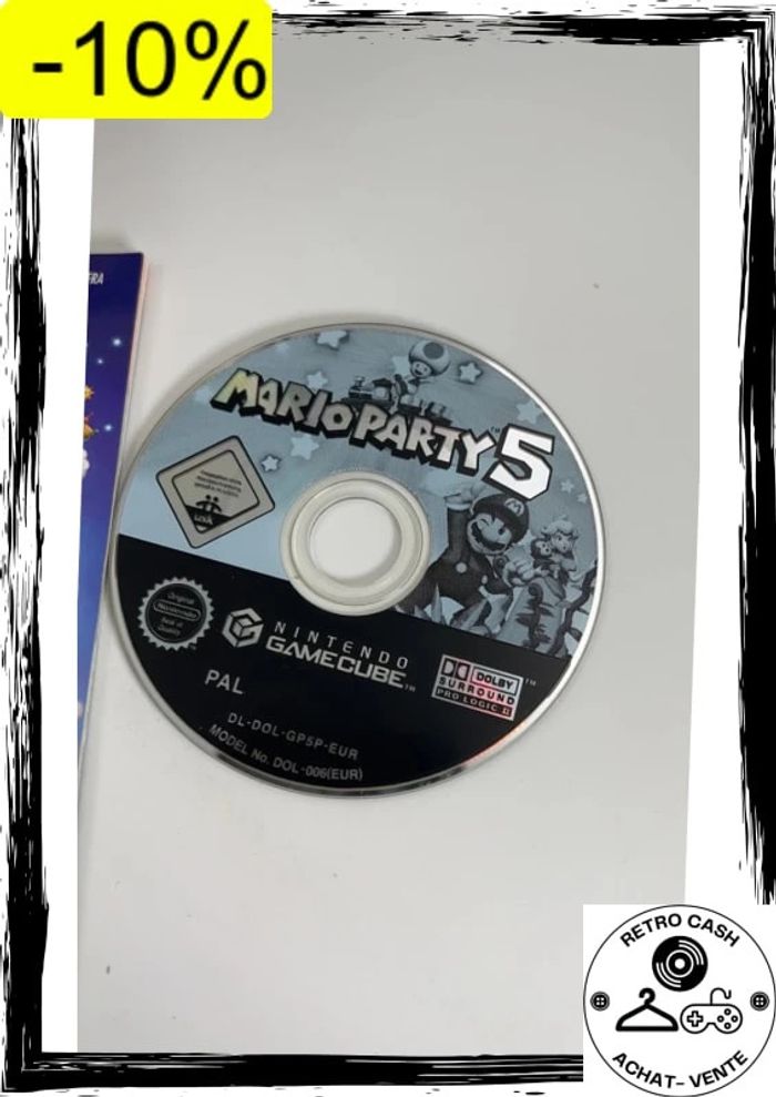 Mario Party 5 Nintendo Gamecube Pal FRA Complet - photo numéro 2