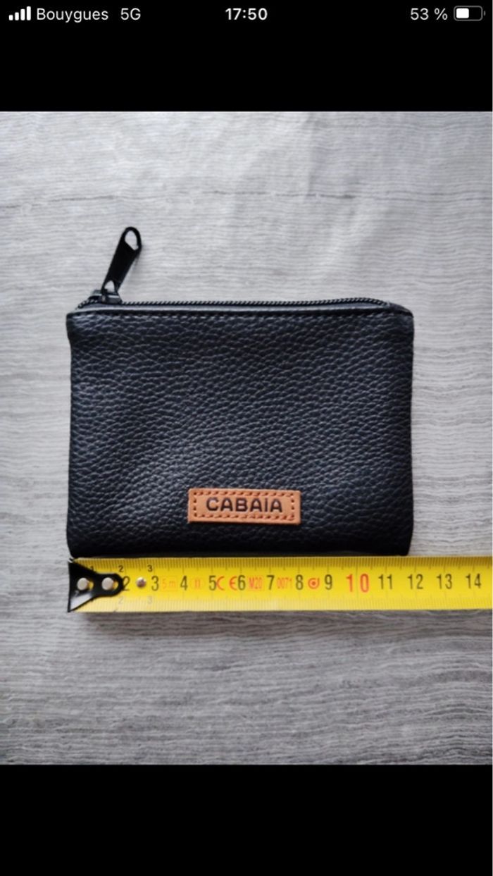 Porte monnaie Cabaia noir - photo numéro 4