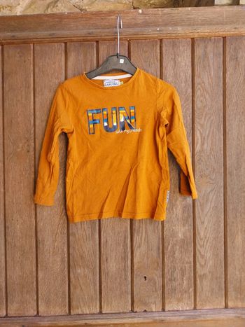 Tee-shirt manche longue garçon 5 ans la fabrique des garcons