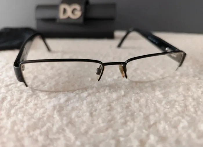 Monture lunettes de vue femme d&g avec étui boîte - photo numéro 5