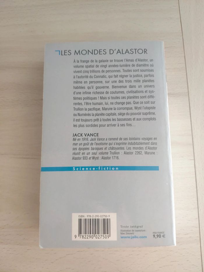 Livre poche science fiction les mondes d'Alastor Jack Vance - photo numéro 6