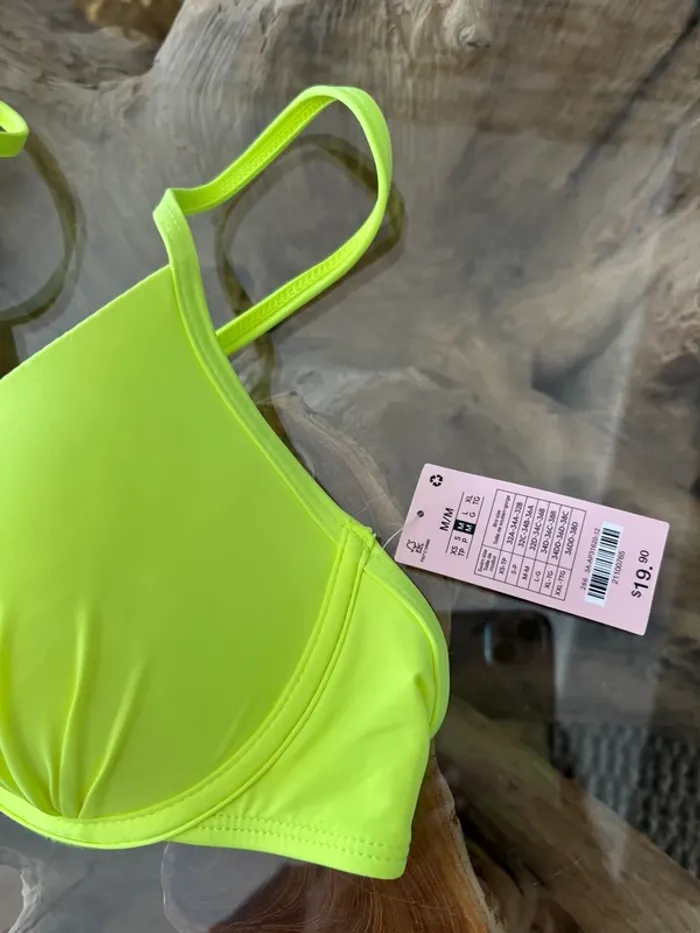 Haut de maillot de bain jaune fluo Ardene - photo numéro 5
