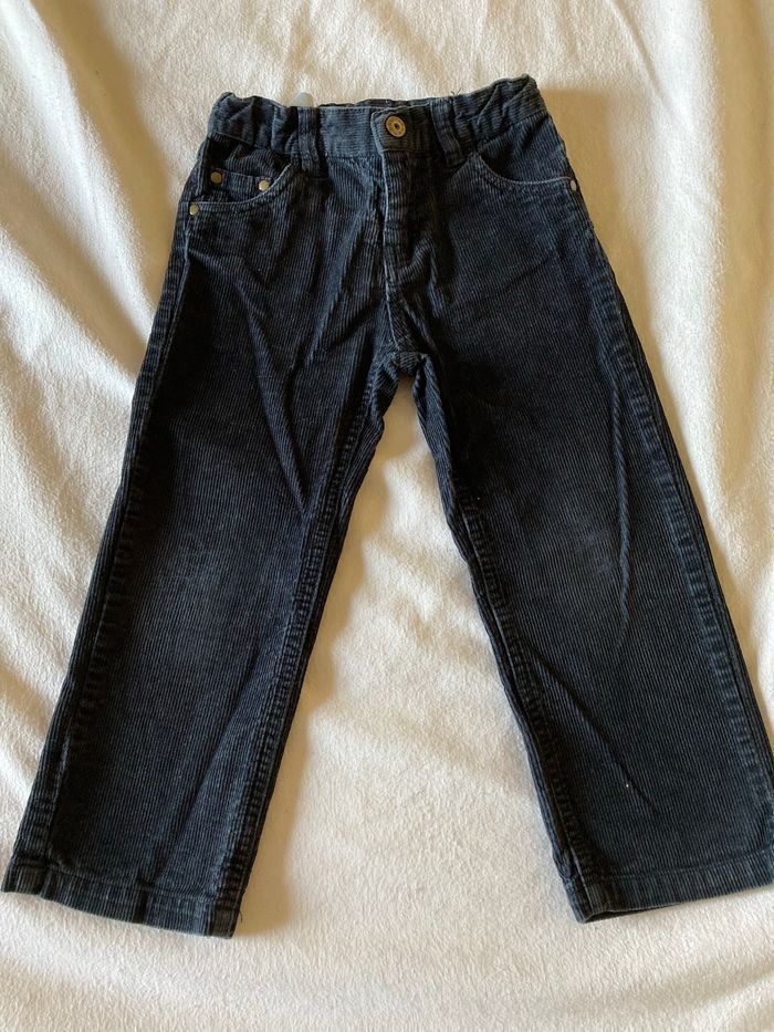 Pantalon velours 3 ans noir