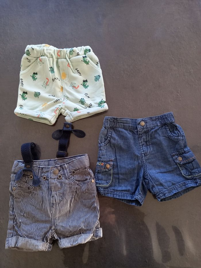 3 shorts
