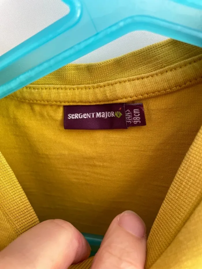 T-shirt 3 ans sergent major - photo numéro 3