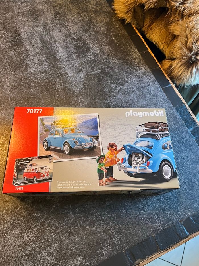 Coccinelle Volkswagen bleu playmobil neuf scellé - photo numéro 4