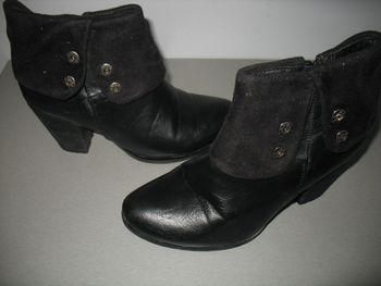 BOTTINES NOIRES "CLOSER by CHAUSSEA" - P36 - n°01