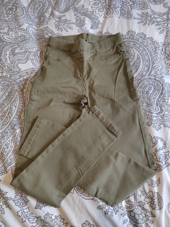 Jegging kaki 8 ans tape à l'œil