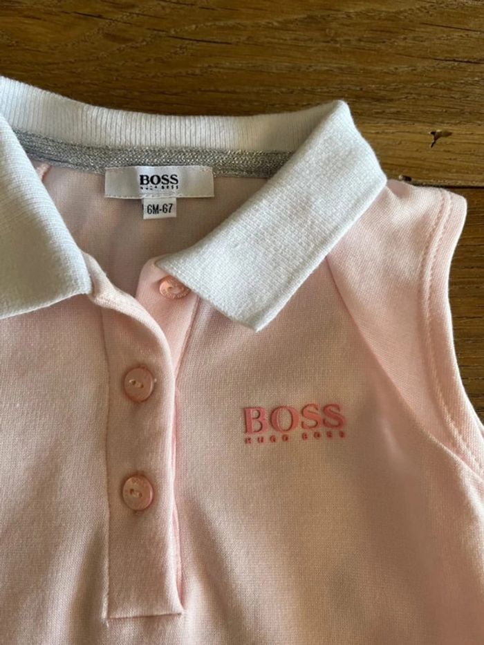 Robe d’été rose pâle façon tennis Hugo Boss - photo numéro 2