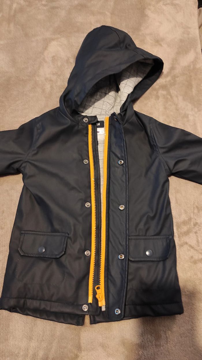 Parka bleu 36 mois Kiabi - photo numéro 2