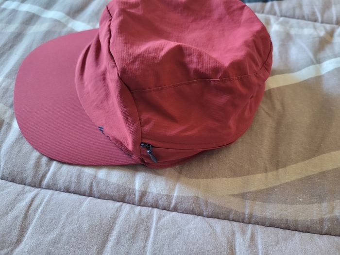 Casquette uv queshua bordeaux/fushia 6/10ans (3e) - photo numéro 5