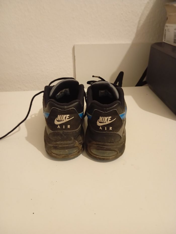 Basket noir grise et bleu Nike Airmax - photo numéro 3