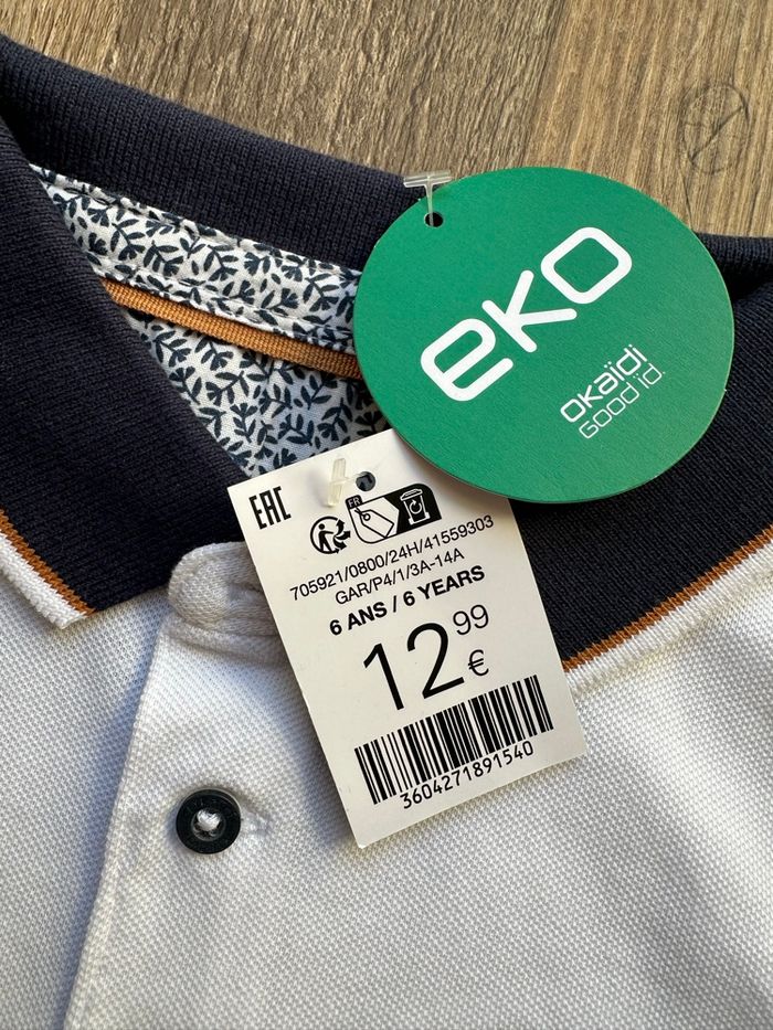 - Polo Okaidi - 6 ans - Neuf avec étiquette - photo numéro 2