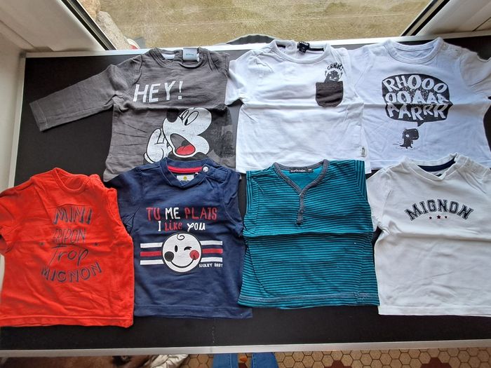 Lot t-shirts manches longues