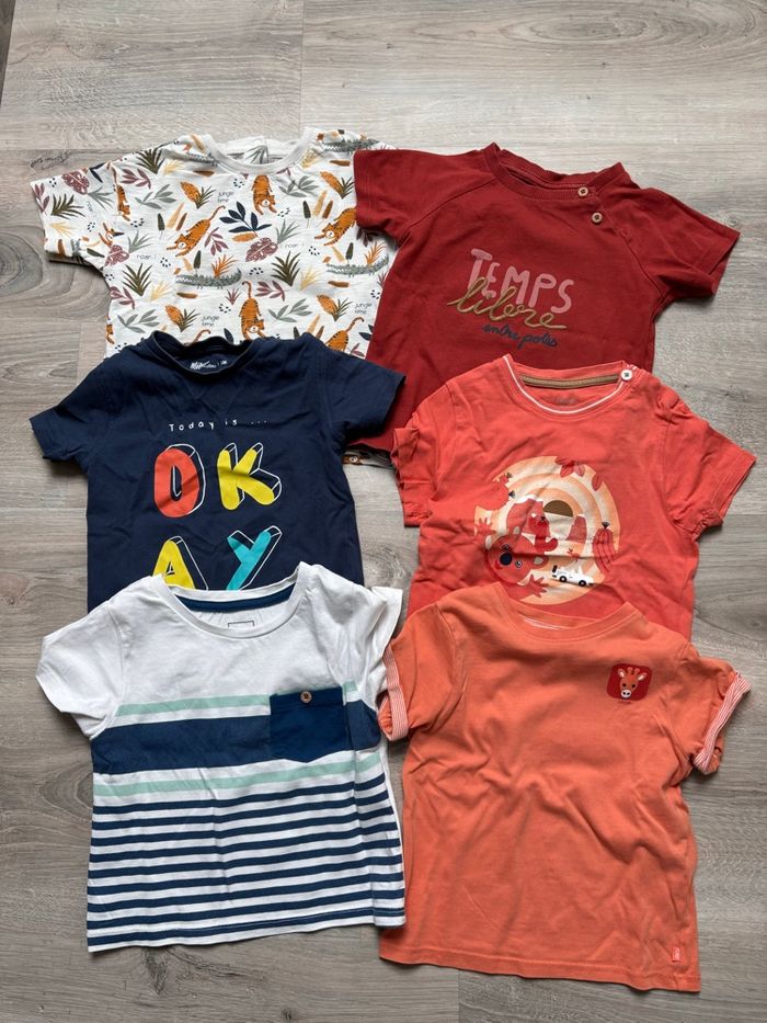 Lot 6 t-shirt 2 ans