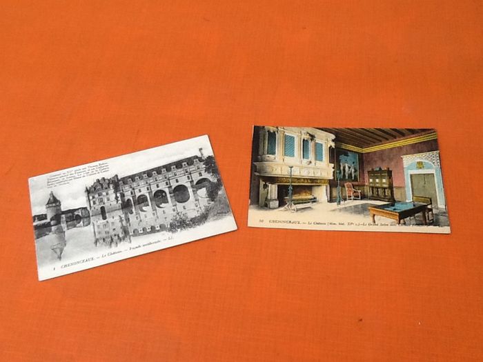 2 Cartes postales anciennes Chenonceaux (Indre-et-Loire) - photo numéro 2