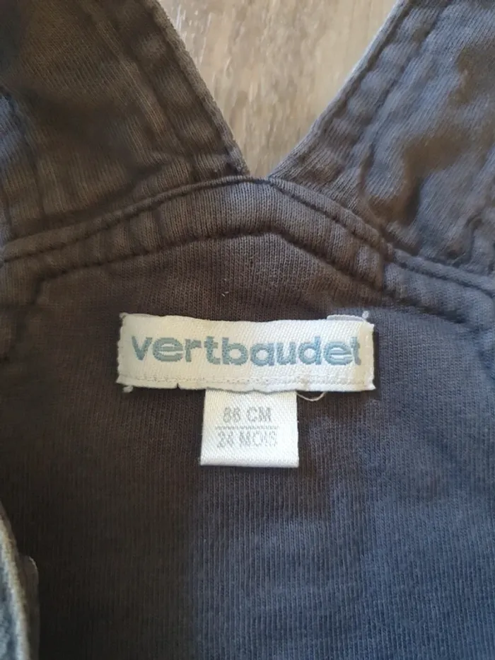 Salopette en jeans gris - photo numéro 7