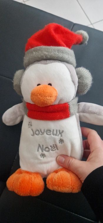Peluche pingouin Noël