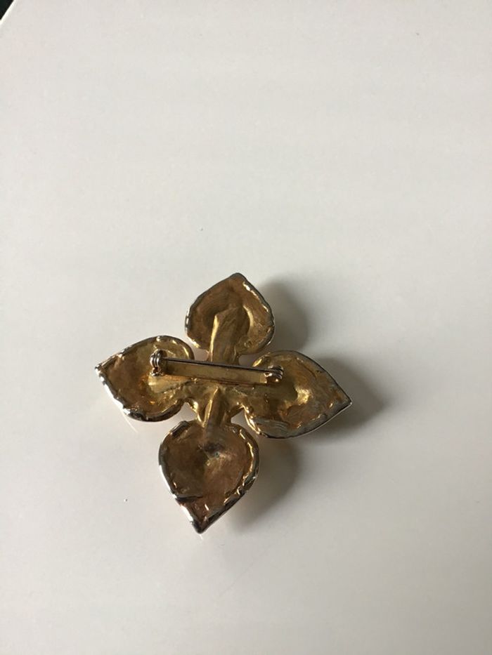 Broche vintage lys - photo numéro 2