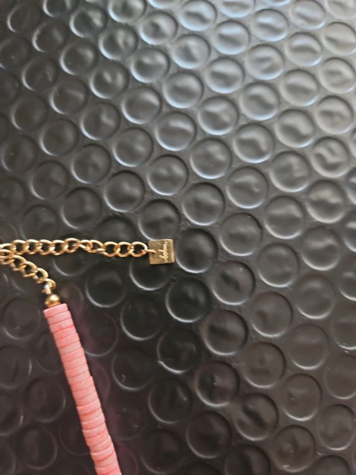 Superbe collier rose bohm neuf - photo numéro 2