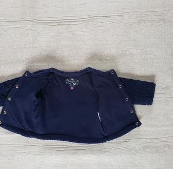 Ensemble fille Sergent major 6 mois bleu marine - photo numéro 4