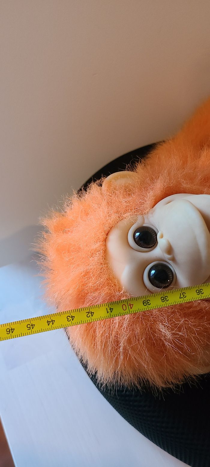 Jouet en peluche de singe orange parlant par Hosung 2003, jouet de chimpanzé doux et lumineux à four - photo numéro 3