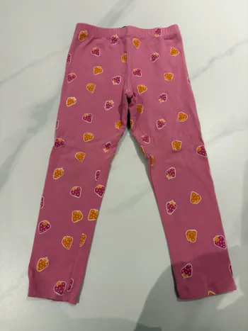 Legging fraises rose/orange OVS 3-4 ans > 104 cm