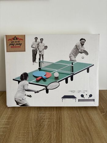 mini jeu de ping pong sur table 