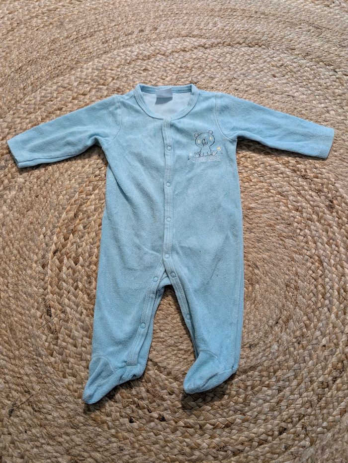 Lot de 4 pyjamas en velours – 3 mois (60cm) - photo numéro 6