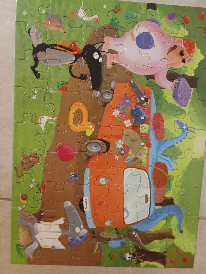 Puzzle 54 pièces auzou de loup - photo numéro 3