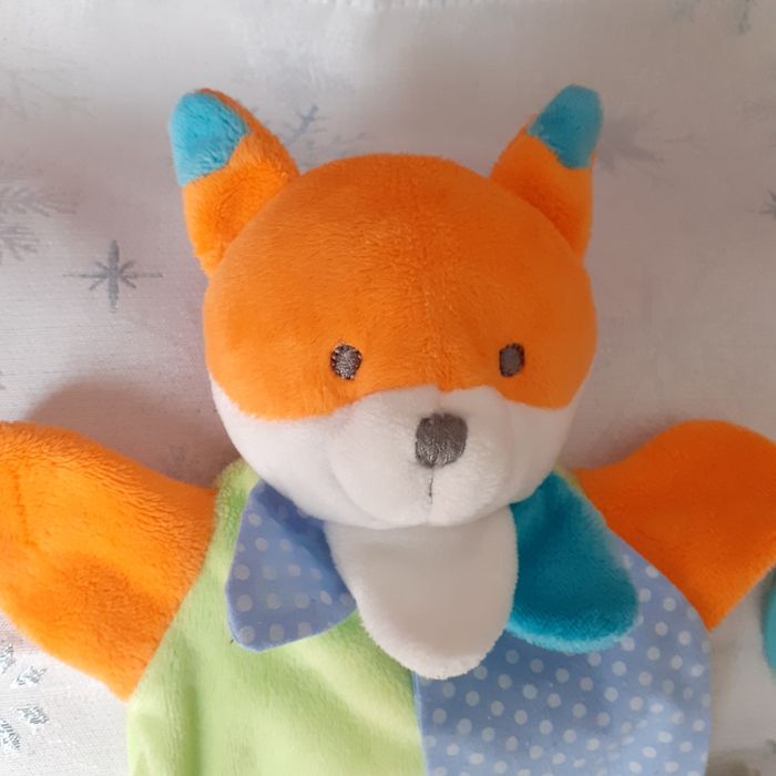 Petit Renard doudou-marionnette *anneau dentition *Doudou & cie - photo numéro 2
