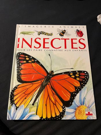 Livre pour enfants la grande imagerie fleurus les insectes