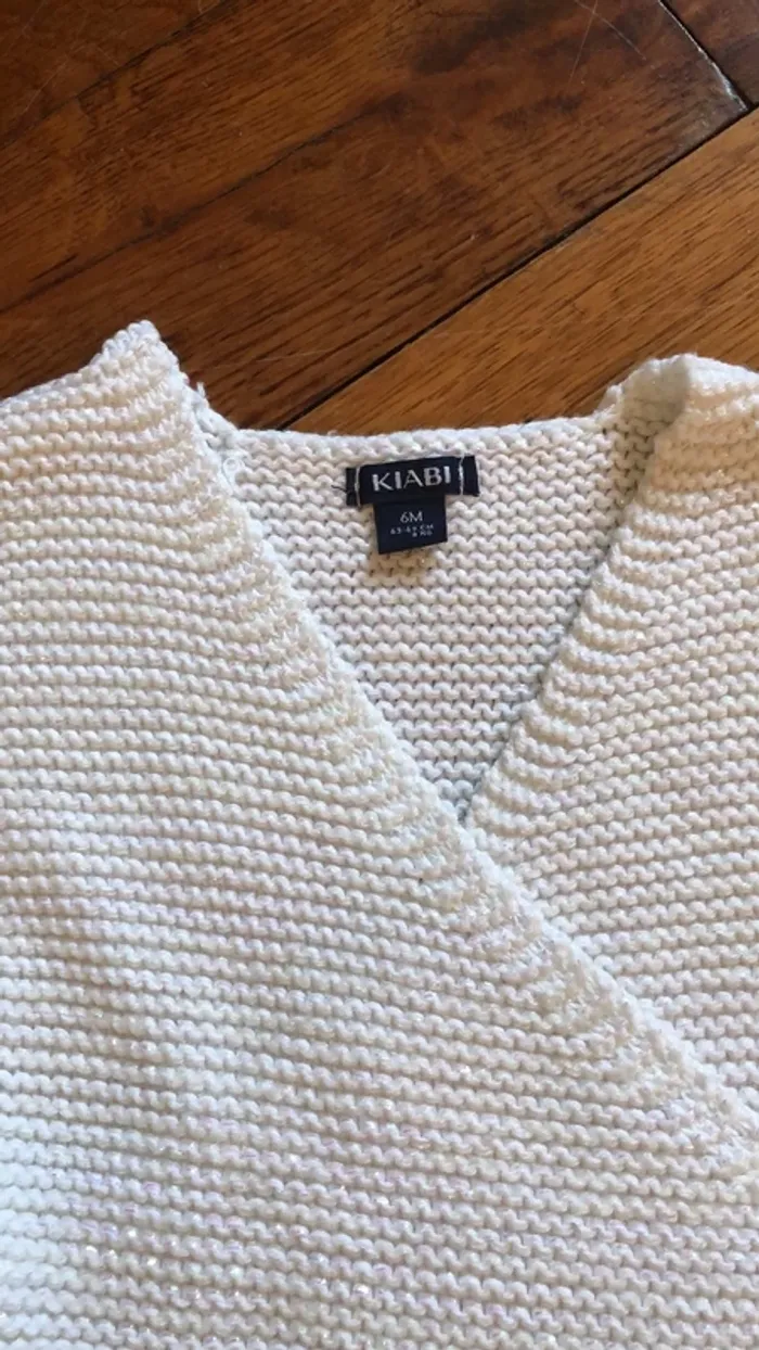 Veste blanche pailletée - photo numéro 3