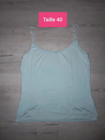 🔮 Top bleu ciel en 40🔮