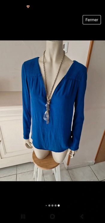 Blouse bleu pétrole 💙