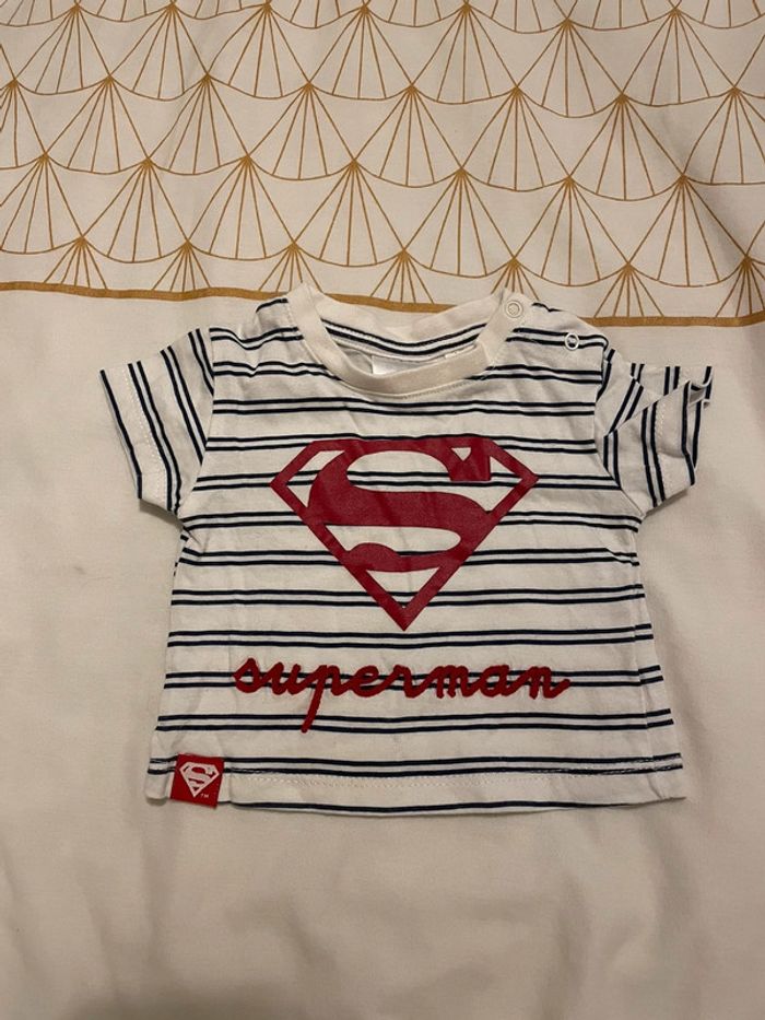 Tee shirt superman 1 mois