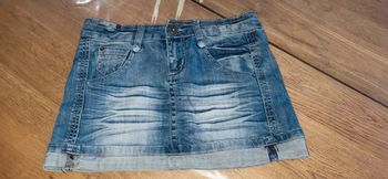 Mini jupe jeans Jennyfer