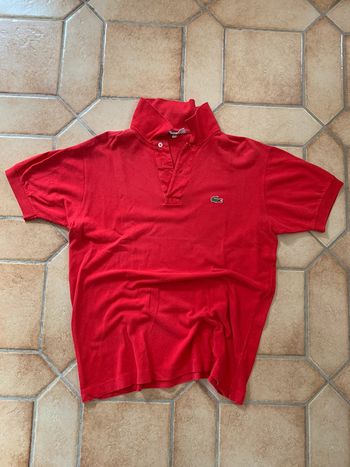 Polo vintage Lacoste Rouge