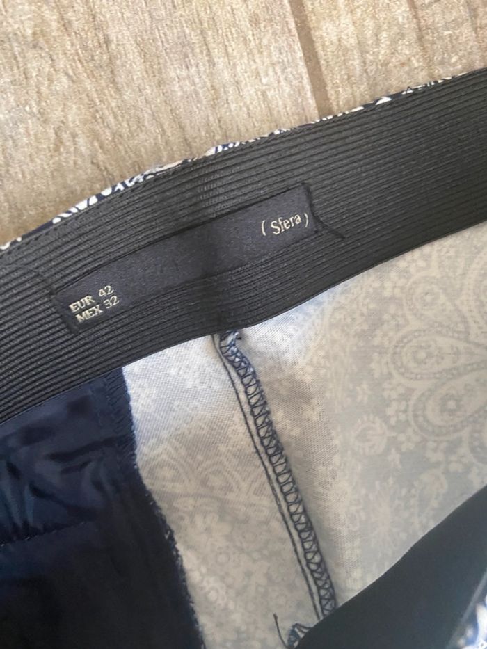 Pantalon court femme imprimé stretch - photo numéro 5