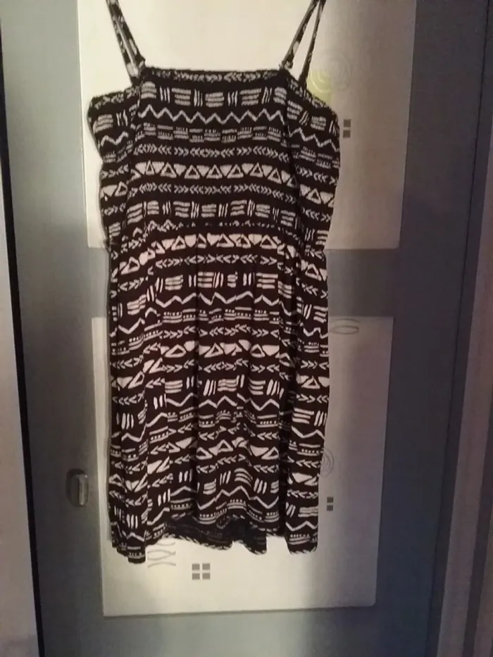 Robe été smocks bretelles fines - photo numéro 2