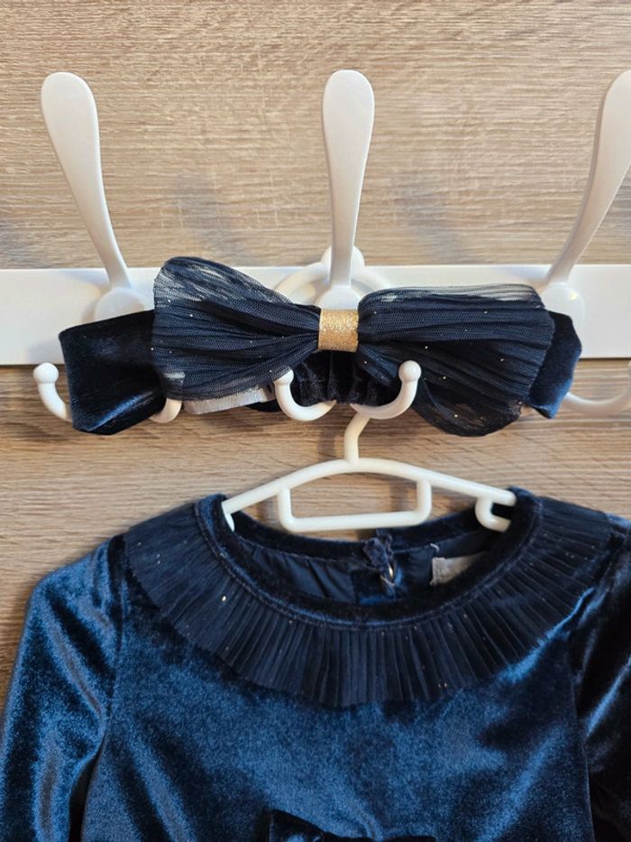 Vêtement Bébé Fille - Robe bleu - Sergent Major- 24 mois 86 cm - photo numéro 5